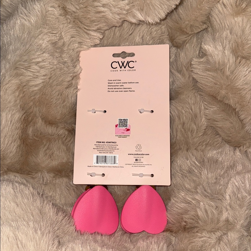 CWC Pink Mini Tongs Set - Picture 2 of 2